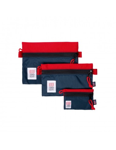 Topo Designs Accessory Bags Medium Navy Red Product Family Front