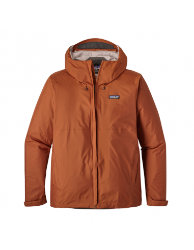 Patagonia Mens Torrentshell Jacket Copper Ore Offbody Front
