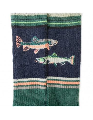 Kavu Ponožky Moonwalk Go Fish Detail 1