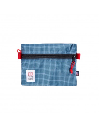 Topo Designs Accessory Bags Medium Blue White Ripstop Front