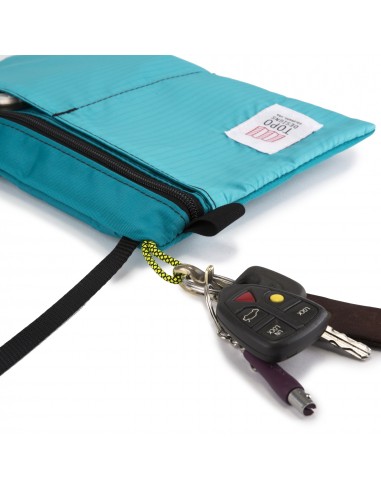 Topo Designs Accessory Shoulder Bag Turquoise Detail