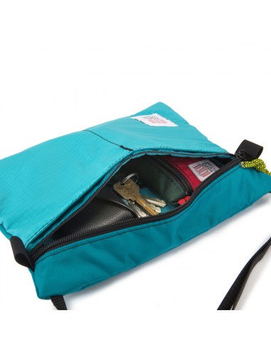 Topo Designs Accessory Shoulder Bag Turquoise Detail 2