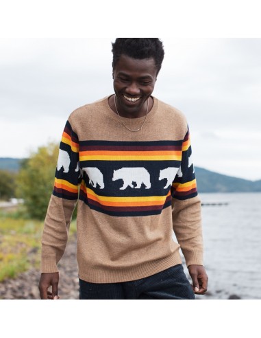 Kavu Highline Sweater Snow Bear Lifestyle 1