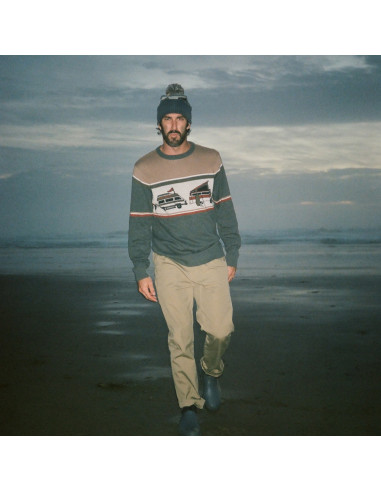 KAVU Mens Highline Sweater Dream Van Lifestyle