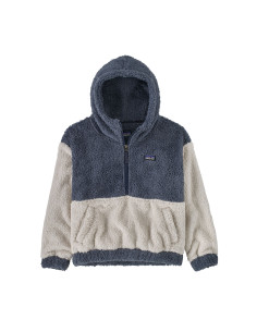 Patagonia Kids' Los Gatos Fleece Hoody Sweatshirt Cornice Grey Front