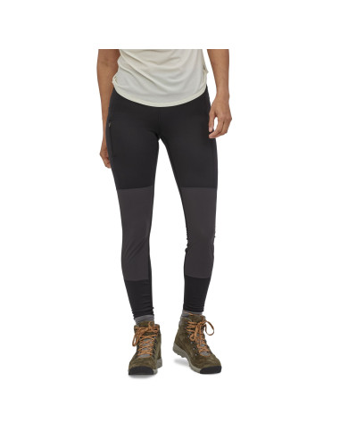 Patagonia Womens Pack Out Hike Tights Black Onbody Front