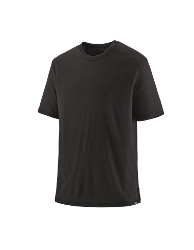 Patagonia Mens Capilene® Cool Merino Shirt Black Offbody Front