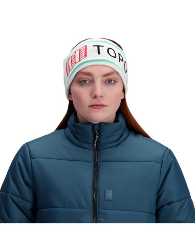 Topo Designs Mountain Headband Natural Onbody 1