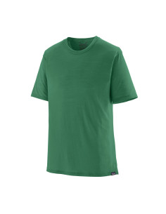 Patagonia Mens Capilene® Cool Merino Shirt Gother Green Offbody Front
