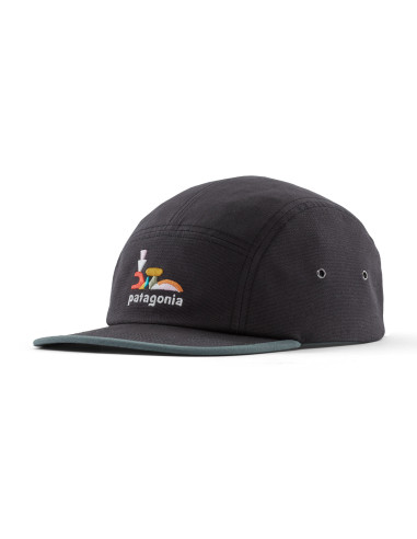 Patagonia Graphic Maclure Hat Text Logo: Ink Black Offbody Front