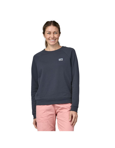 Patagonia Womens Regenerative Organic Certified™ Cotton Essential Top Smolder Blue Onbody Front