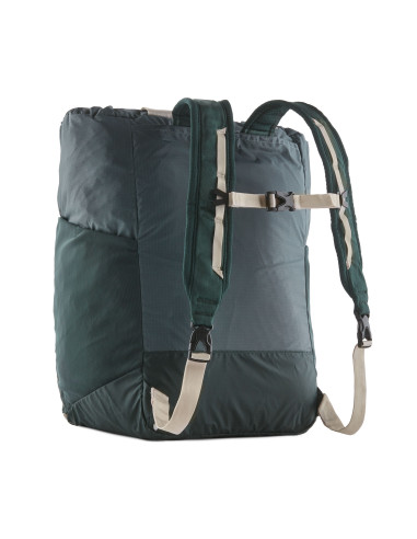 Patagonia Ultralight Black Hole Tote Pack 27L Nouveau Green Back