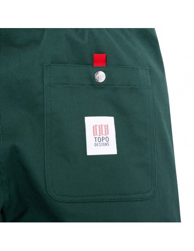 Topo Designs Pánské Lezecké Kalhoty Lesní Zelená Offbody Detail 3