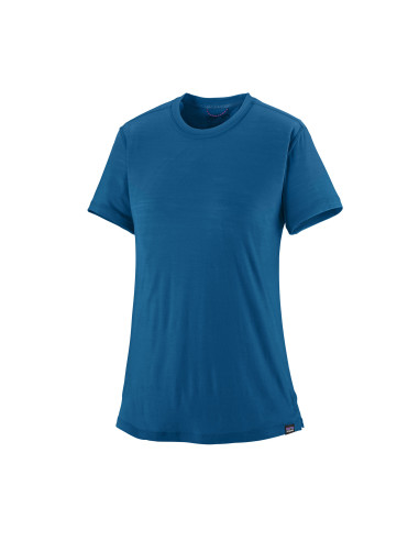 Womens Capilene® Cool Merino Shirt Endelss Blue Offbody Front