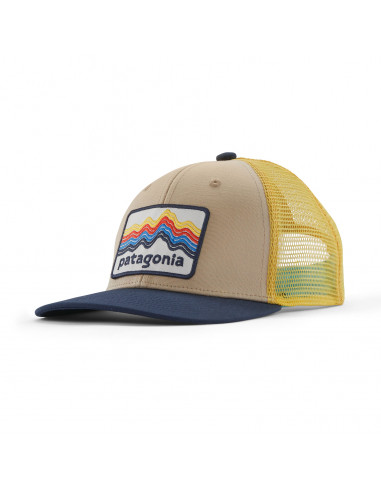 Patagonia Kids Trucker Hat Ridge Rise Stripe: Oar Tan
Offbody Front