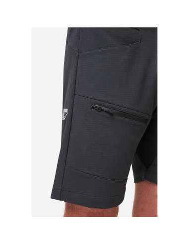 Looking For Wild Mens F208 Shorts Black Onbody Back 2