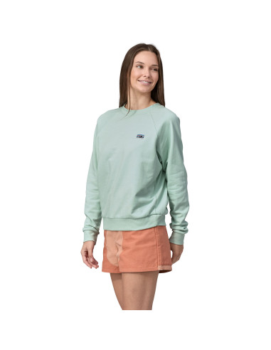 Patagonia Womens Regenerative Organic Certified™ Cotton Essential Top Wispy Green Onbody Front