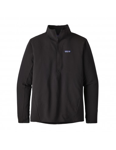 Patagonia Mens R1 TechFace Pullover Black Offbody Front