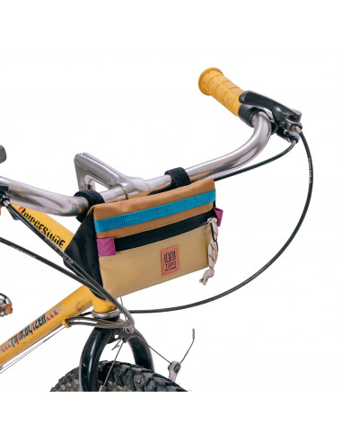 Topo Designs Mini Bike Bag Hemp Bone Brown Lifestyle