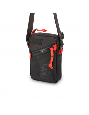 Topo Designs Mini Shoulder Bag Black Front 2