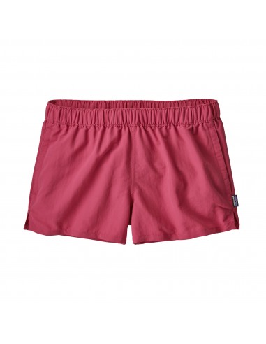 Patagonia Womens Barely Baggies Shorts Reef Pink Offbody Front