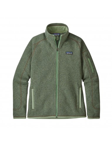 Patagonia Womens Better Sweater Fleece Jacket Matcha Green Offbody Front