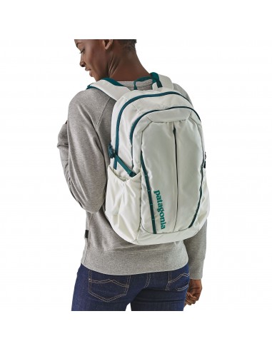 Patagonia Womens Refugio Pack 26L Birch White Tidal Teal Onbody 3