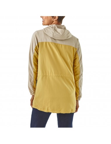 Patagonia Womens Skyforest Parka Surfboard Yellow Onbody Back