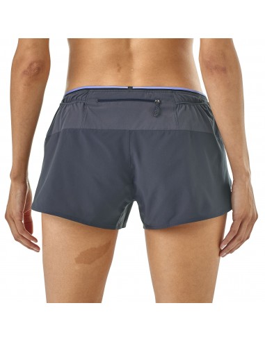 Patagonia Womens Strider Pro Shorts 3 in Smolder Blue Onbody Back