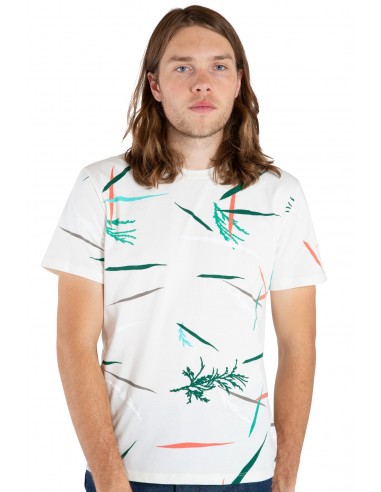 Topo Designs Turistické Tričko Naturální Bílá Onbody Zepředu