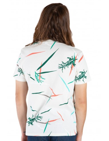 Topo Designs Turistické Tričko Naturální Bílá Onbody Zezadu