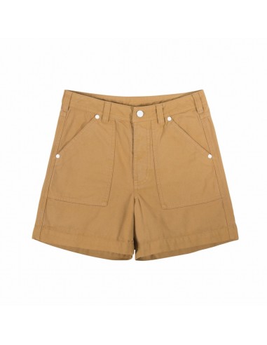 Topo Designs Womens Chore Shorts Brown Offbody Front