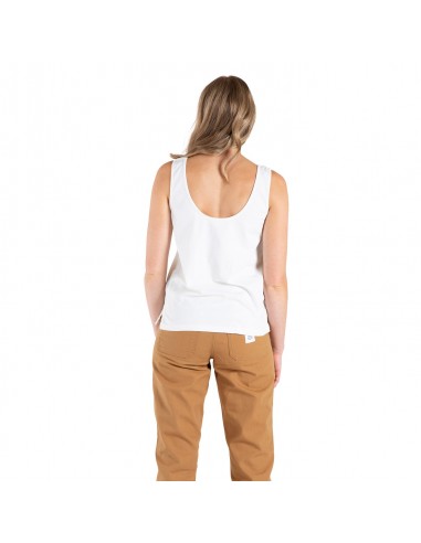 Topo Designs Womens Classic Tank Natural Onbody Back