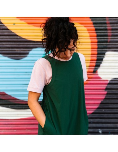 Topo Designs Dámské Global Šaty Lesní Zelená Styl 2