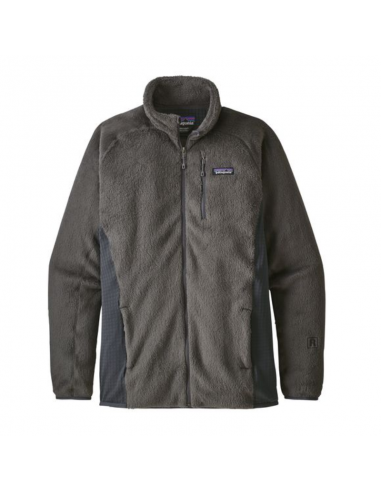 Patagonia Mens R2 Jacket Forge Grey Offbody Front Closed