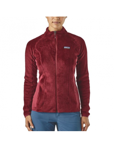 Patagonia Womens R2 Jacket Arrow Red Onbody Front