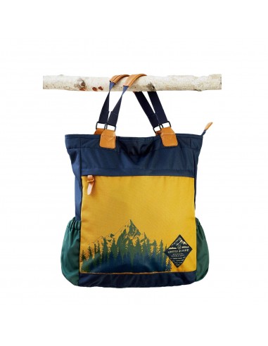 United by Blue Summit Convertible Tote Pack Evergreen Shadow Front