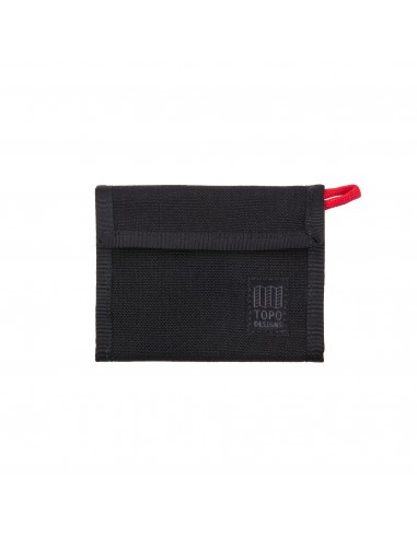 Topo Designs Velcro Wallet Black Front