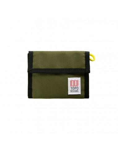 Topo Designs Velcro Wallet Olive Front