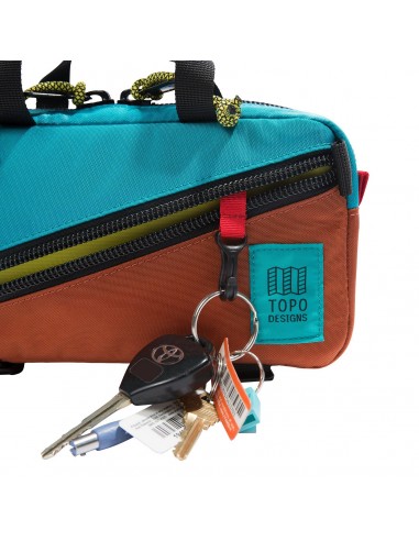 Topo Designs Mini Quick Pack Clay Turquoise Detail 2