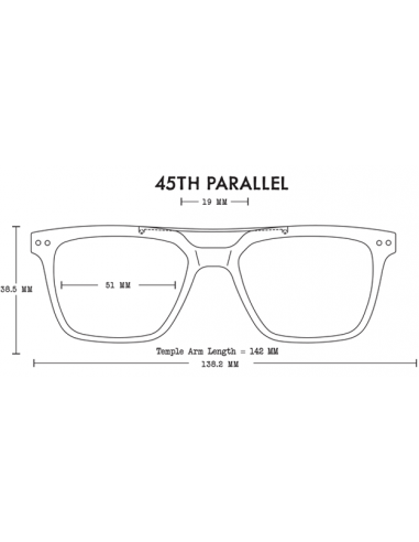 Proof 45th Parallel Eco Matte Black Polarized Front Offbody Design