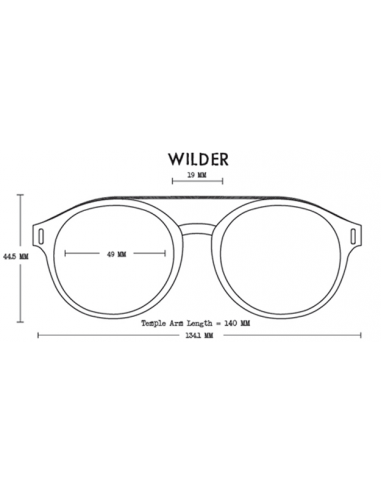 Proof Sluneční Brýle Wilder Eco Matná Černá Šedá Zepředu Offbody Design