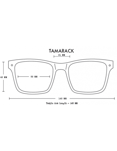 Proof Sluneční Brýle Tamarack Ebenové Dřevo Polarizované Zepředu Offbody Design