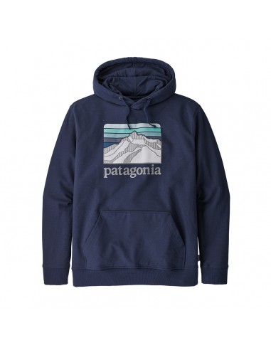 Patagonia Pánska Mikina S Kapucňou Logo Ridge Uprisal Hoody Klasická Námornícka Offbody Spredu