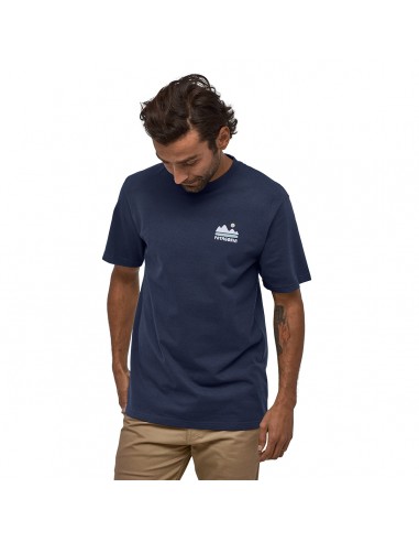 Patagonia Mens Fed Up With Melt Down Responsibili-Tee Classic Navy Onbody Front