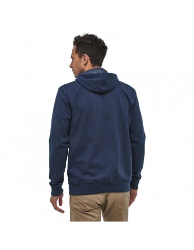 Patagonia Mens Fed Up With Melt Down Uprisal Hoody Classic Navy Onbody Back