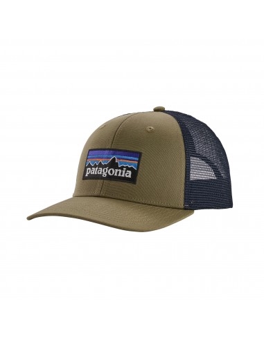 Patagonia P-6 Logo Trucker Hat Sage Khaki Offbody Front