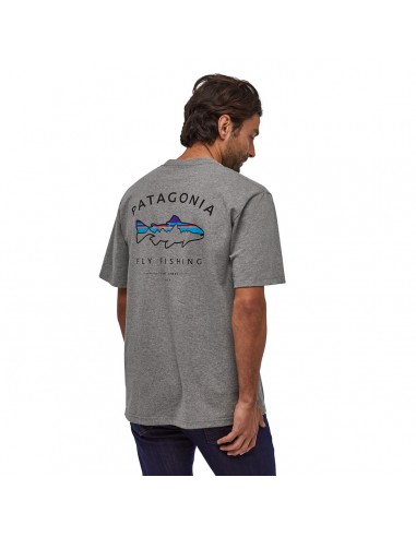 Patagonia Framed Fitz Roy Trout Organic Cotton SS T-Shirt