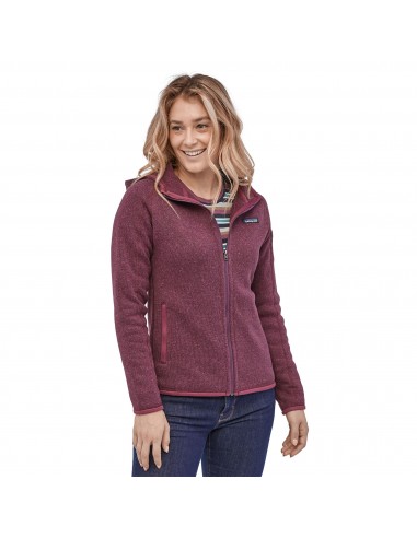 Patagonia Womens Better Sweater Full-Zip Hoody 100% Recycled Light Balsamic Onbody Front