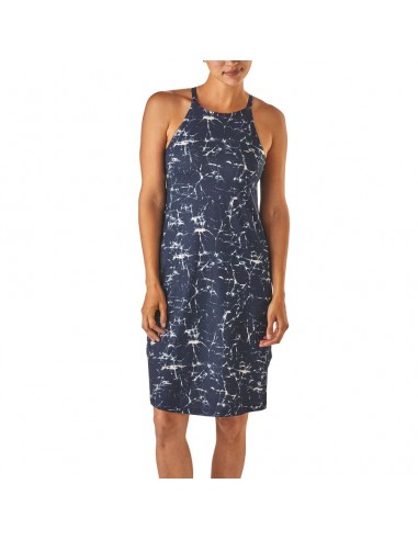 Patagonia Womens Sliding Rock Dress Crackle Classic Navy Onbody Front